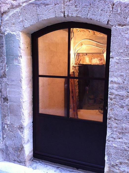 porte vitree fer ferronnerie sigonneau st saturnin les