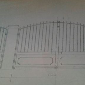 Croquis portail et portillon