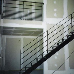 Escalier droit construction neuve