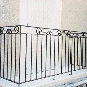 Grille garde corps étage