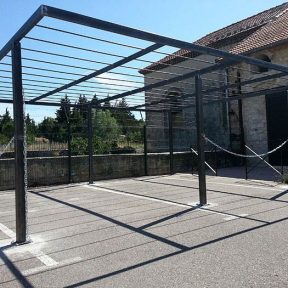 Pergolas couverture ferronnerie