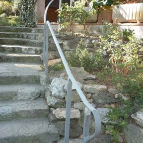 Rampe escalier de jardin